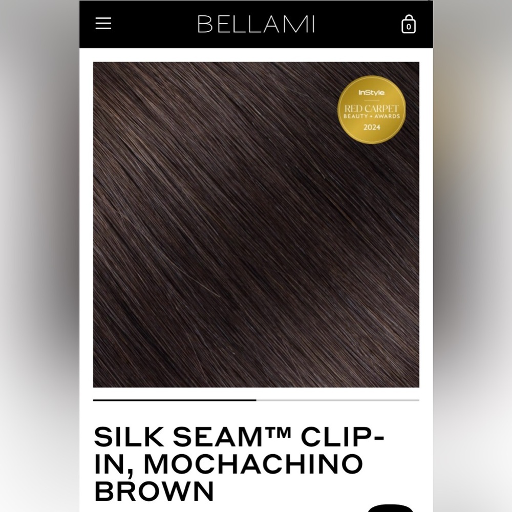 Bellami Silk Seam Clip-In Hair Extensions - Mocha Brown
